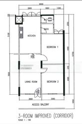 Blk 539 Bedok North Street 3 (Bedok), HDB 3 Rooms #455970341